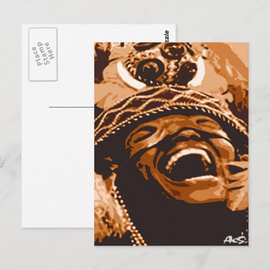 ORISHA'S JOY DANCE POSTKARTE (Vorne/Hinten)