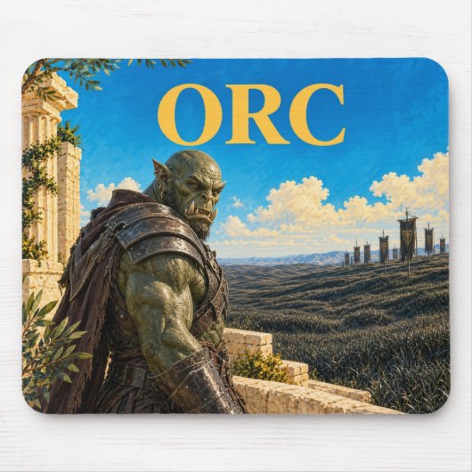 Ork, Gothic Fantasy-Monster Mousepad (Vorne)