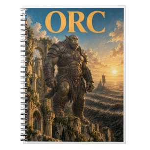 Ork, Gothic Fantasy Monster Notizblock