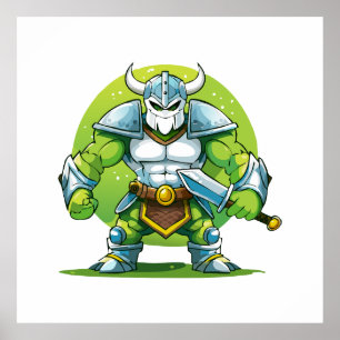 Ork-Krieger Poster