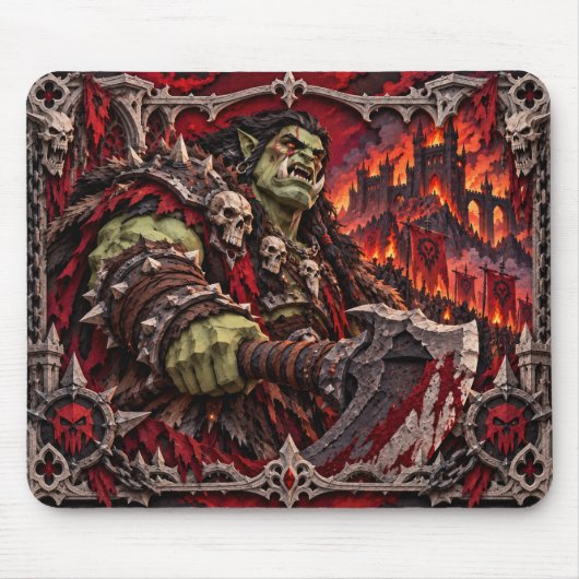 Ork, Paper Cut Monster Mousepad (Vorne)