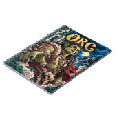 Ork, Paper Cut Monster Notizblock (Linke Seite)