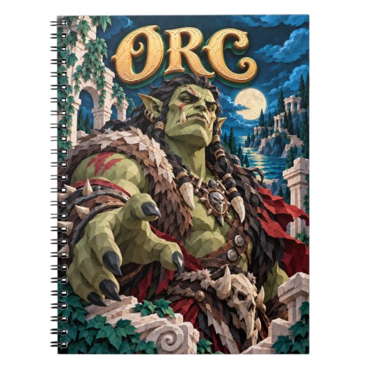 Ork, Paper Cut Monster Notizblock (Vorderseite)
