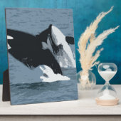 Orka Wal Fotoplatte (Seite)