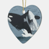 Orka Wal Keramikornament (Links)