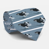 Orka Wal Krawatte (Gerollt)