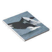 Orka Wal Notizblock (angewinkelt)