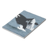 Orka Wal Notizblock (Rotiert)