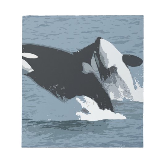 Orka Wal Notizblock (Vorderseite)