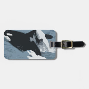Orka Whale Gepäckanhänger