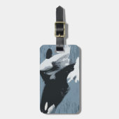 Orka Whale Gepäckanhänger (Vorderseite vertikal)