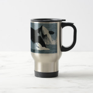 Orka Whale Reisebecher