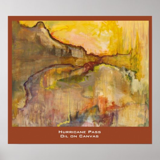 Orkan-Pass-Künstlerin druckt Poster (Vorne)