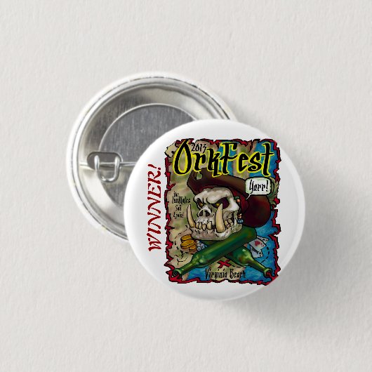 OrkFest 2013 Knopf Button (Vorne & Hinten)