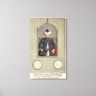Orkhan (c.1288-c.1362) Sohn von Osman, Zweiter Kai Leinwanddruck