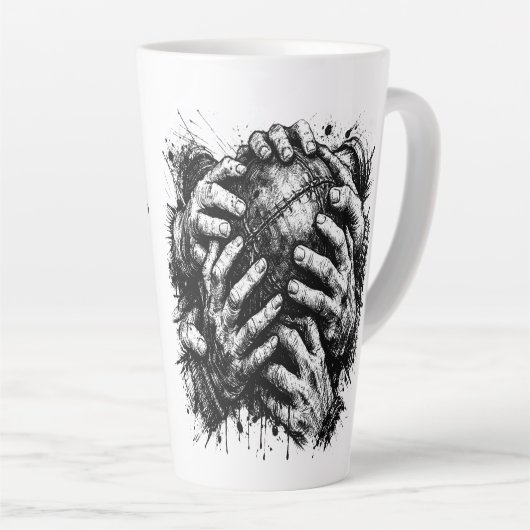 Orkney Ba greifende Hände Milchtasse (Rechte Ecke)