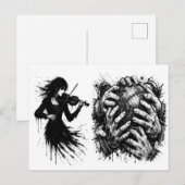 Orkney Ba greifende Hände Postkarte (Vorne/Hinten)
