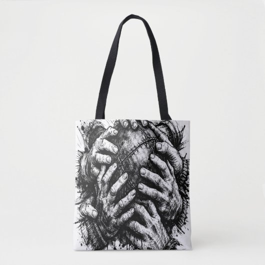 Orkney Ba Greifende Hände Tasche (Vorderseite)