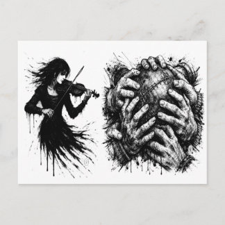 Orkney Ba T‑Shirt (Haunted‑Ink Edition) Postkarte