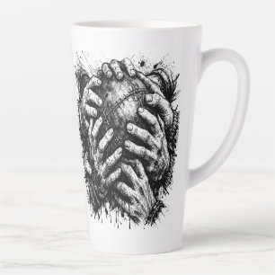 Orkney Dark Art Tintenillustration – Greifende Hän Milchtasse