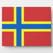 Orkney Flag Fotoplatte (Vorderseite)