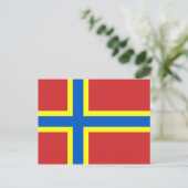 Orkney Flag Postkarte (Stehend Vorderseite)