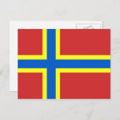 Orkney Flag Postkarte (Vorne/Hinten)