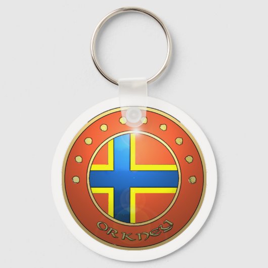 Orkney Flag Schlüsselanhänger (Vorderseite)
