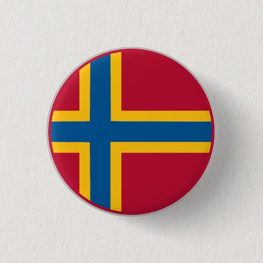 Orkney-Flagge Button (Vorderseite)