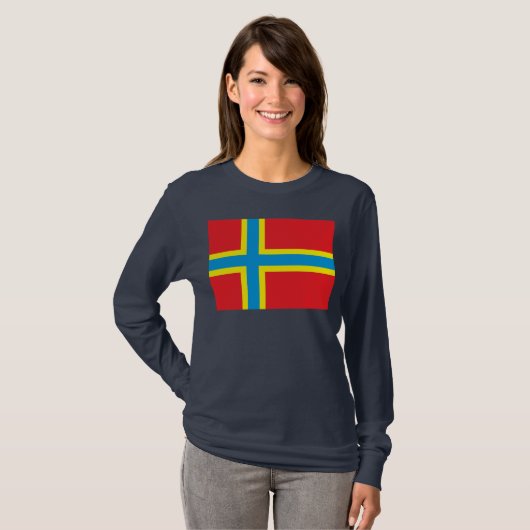 Orkney-Insel-Flagge T-Shirt (Vorne ganz)