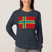 Orkney-Insel-Flagge T-Shirt (Vorderseite)