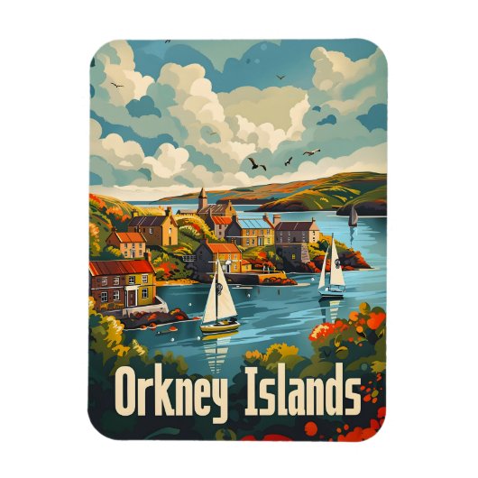 Orkney-Inseln Magnet (Vertikal)