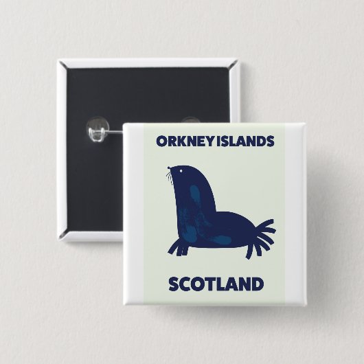 Orkney-Inseln, Schottland Button (Vorne & Hinten)