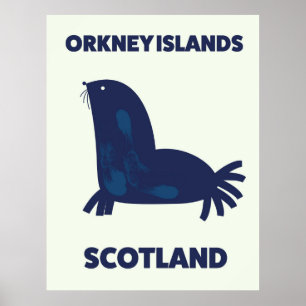 Orkney-Inseln, Schottland Poster