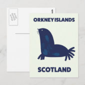Orkney-Inseln, Schottland Postkarte (Vorne/Hinten)