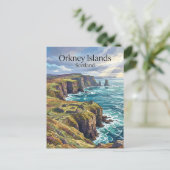 Orkney-Inseln Schottland Postkarte (Stehend Vorderseite)