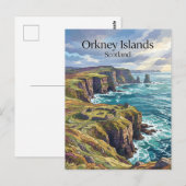 Orkney-Inseln Schottland Postkarte (Vorne/Hinten)