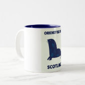 Orkney-Inseln, Schottland Zweifarbige Tasse (Vorderseite Links)