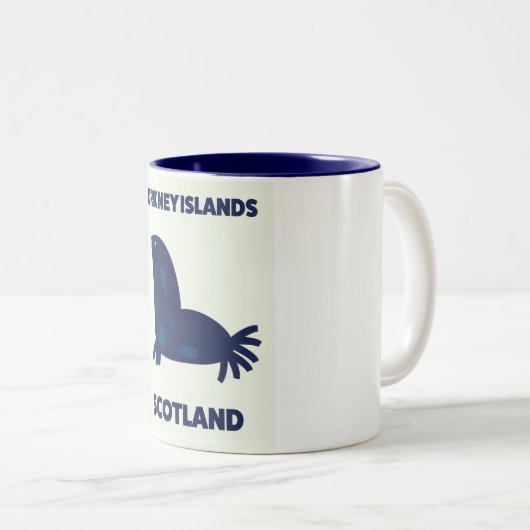 Orkney-Inseln, Schottland Zweifarbige Tasse (VorderseiteRechts)