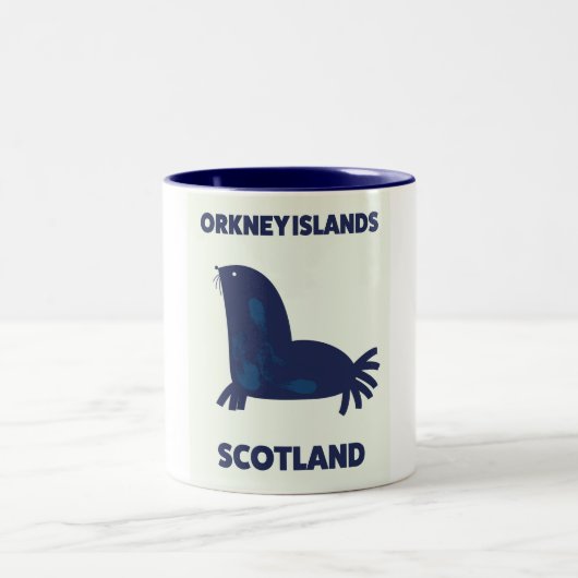 Orkney-Inseln, Schottland Zweifarbige Tasse (Mittel)