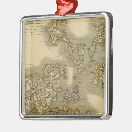 Orkney-Inseln Silbernes Ornament (Links)