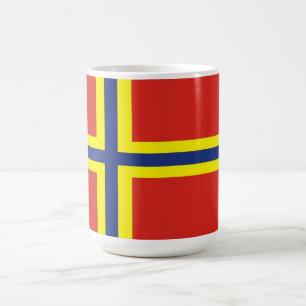 Orkney-Landesflagge Großbritannien Vereinigtes Kaffeetasse