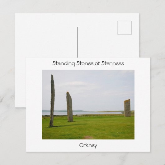 Orkney Postcard Postkarte (Vorne/Hinten)