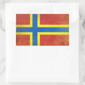 Orkney Rechteckiger Aufkleber (Tasche)