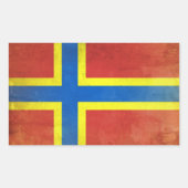 Orkney Rechteckiger Aufkleber (Vorderseite)