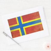Orkney Rechteckiger Aufkleber (Umschlag)