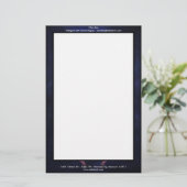 Orkolon Starfield Briefpapier (Stehend Vorderseite)