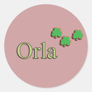 Orla Individuelle Name Stickers