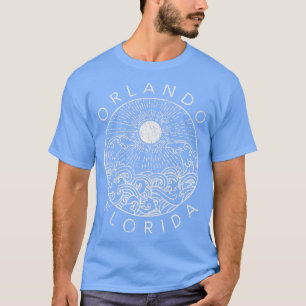 Orlando Beach Florida Ferien Ozean Retro Souveni T-Shirt