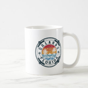 Orlando Beach Florida Sommerurlaub Vintage Sonnen Kaffeetasse